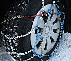 2 chaînes neige Fast Grip Michelin n°130 - Feu Vert