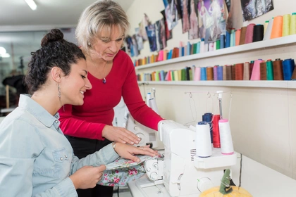 Service apprendre la couture entre particuliers