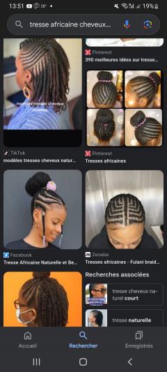 Service tresses africaines entre particuliers