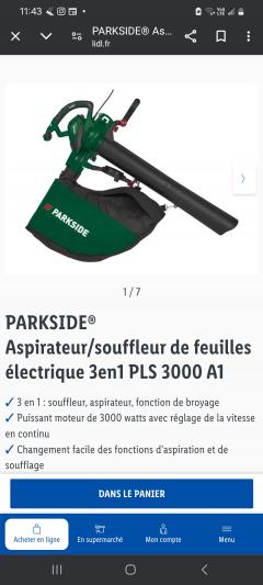 Location aspirateur souffleur entre particuliers