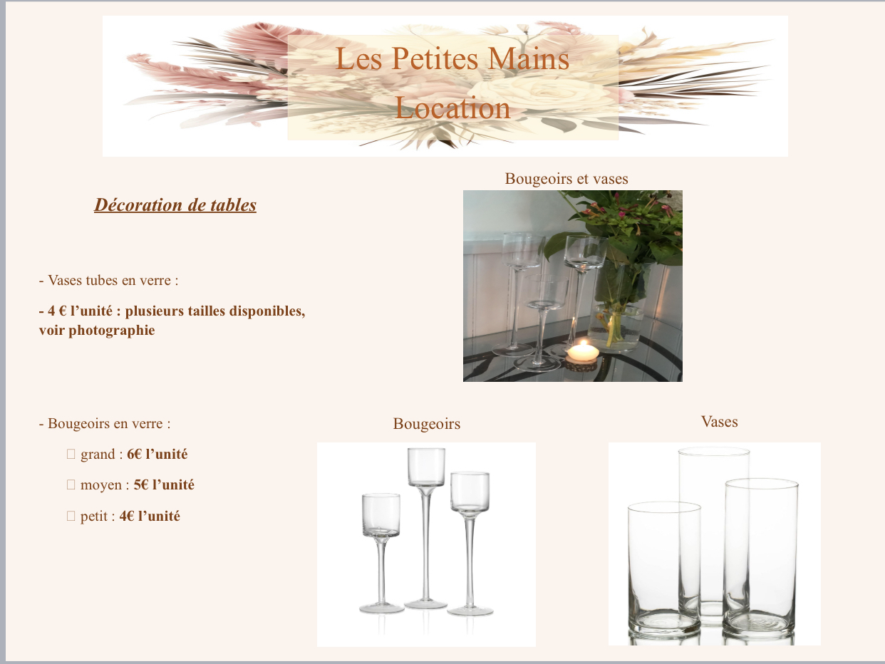 Location vaisselle 60 entre particuliers