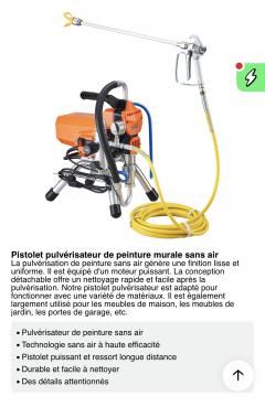 Location pistolet a peinture entre particuliers